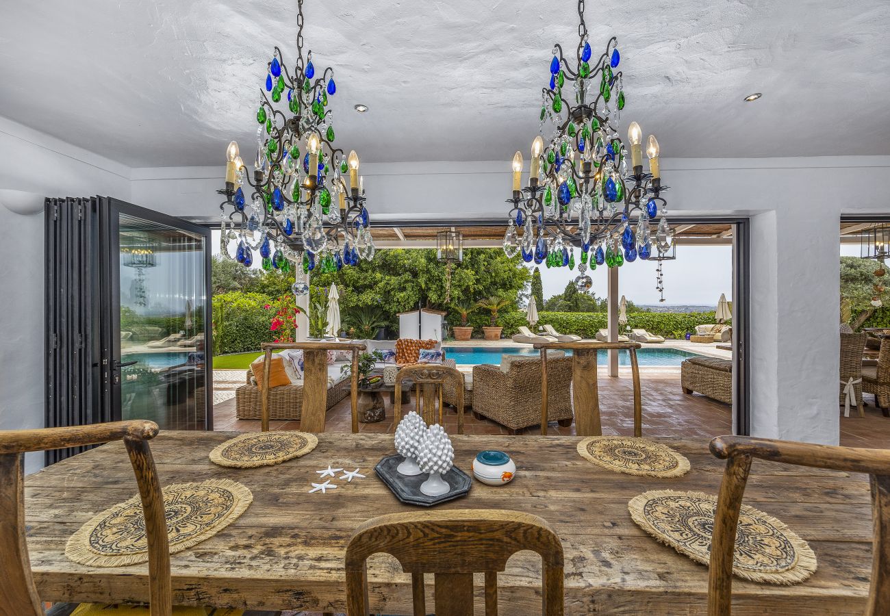  Spacious living room with comfortable sofas and elegant decor. 